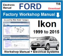 Ford Ikon Service Repair Workshop Manual